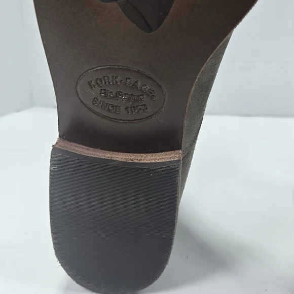 Kork-Ease Ryder Taupe Suede Leather Ankle Bootie Boots w/zippered Heels Size 10M - Picture 11 of 11
